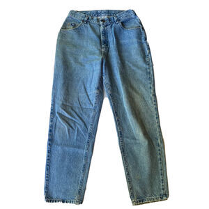 Lee Jeans Vintage High Waist Straight Leg Mom Denim Blue Jeans Petite Sz 12P